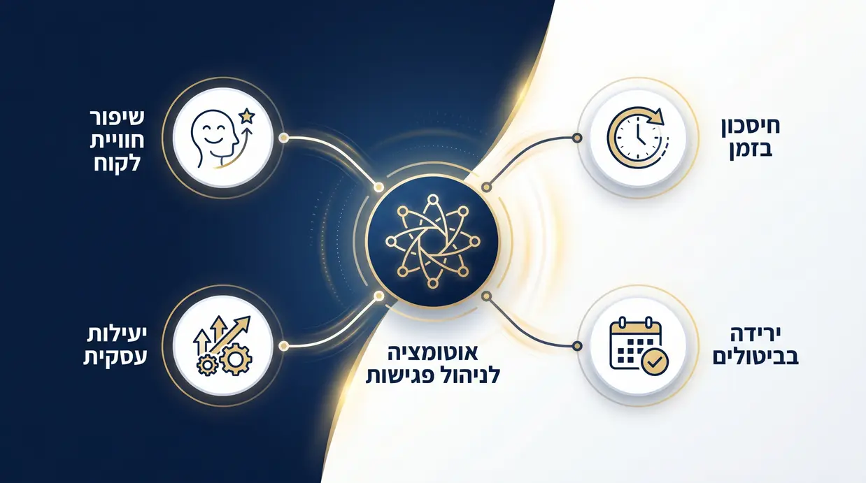 היתרונות העסקיים של תיאום פגישות אוטומטי